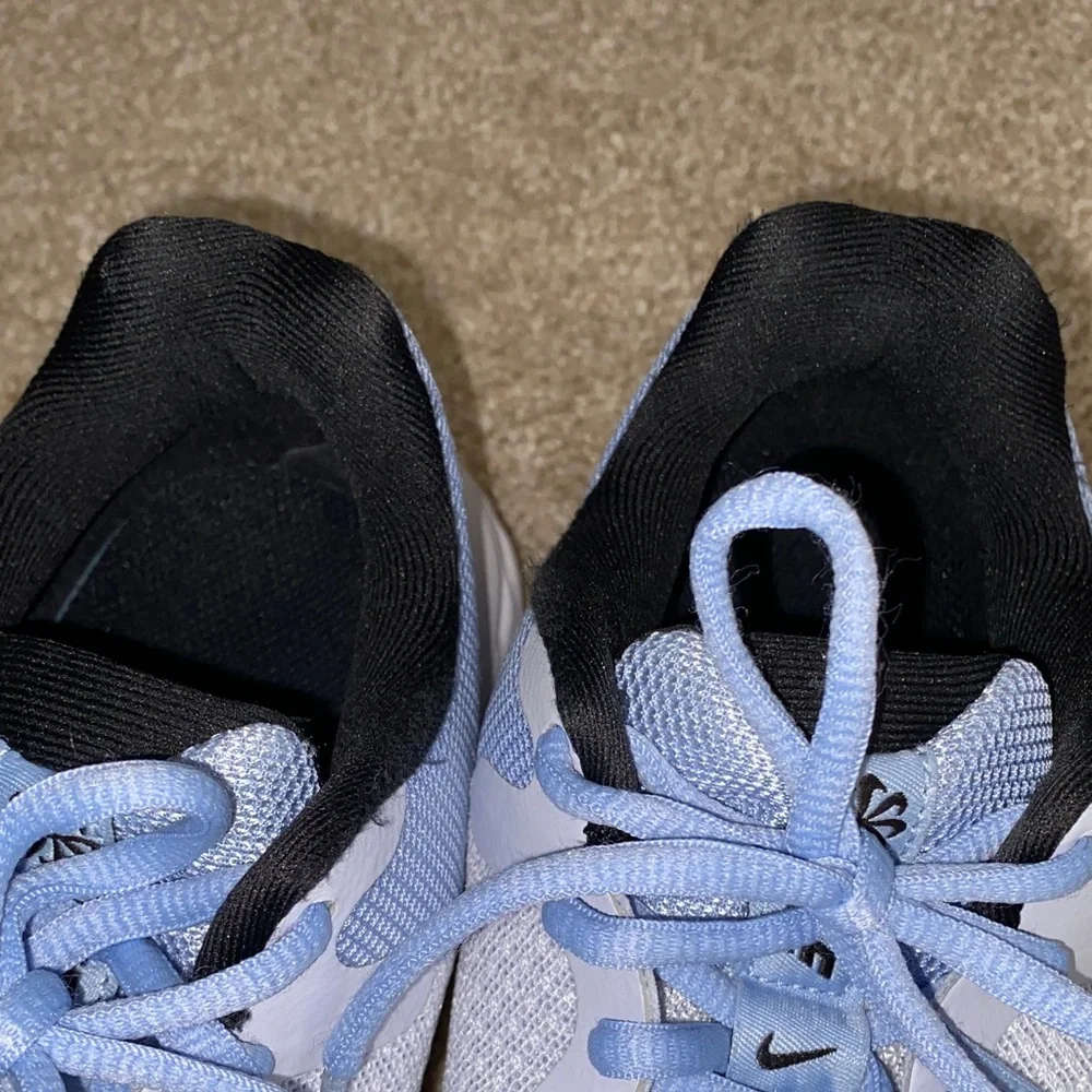 Nike revolution 6 Next Nature Sky Blue and Black Running Shoes. Size7